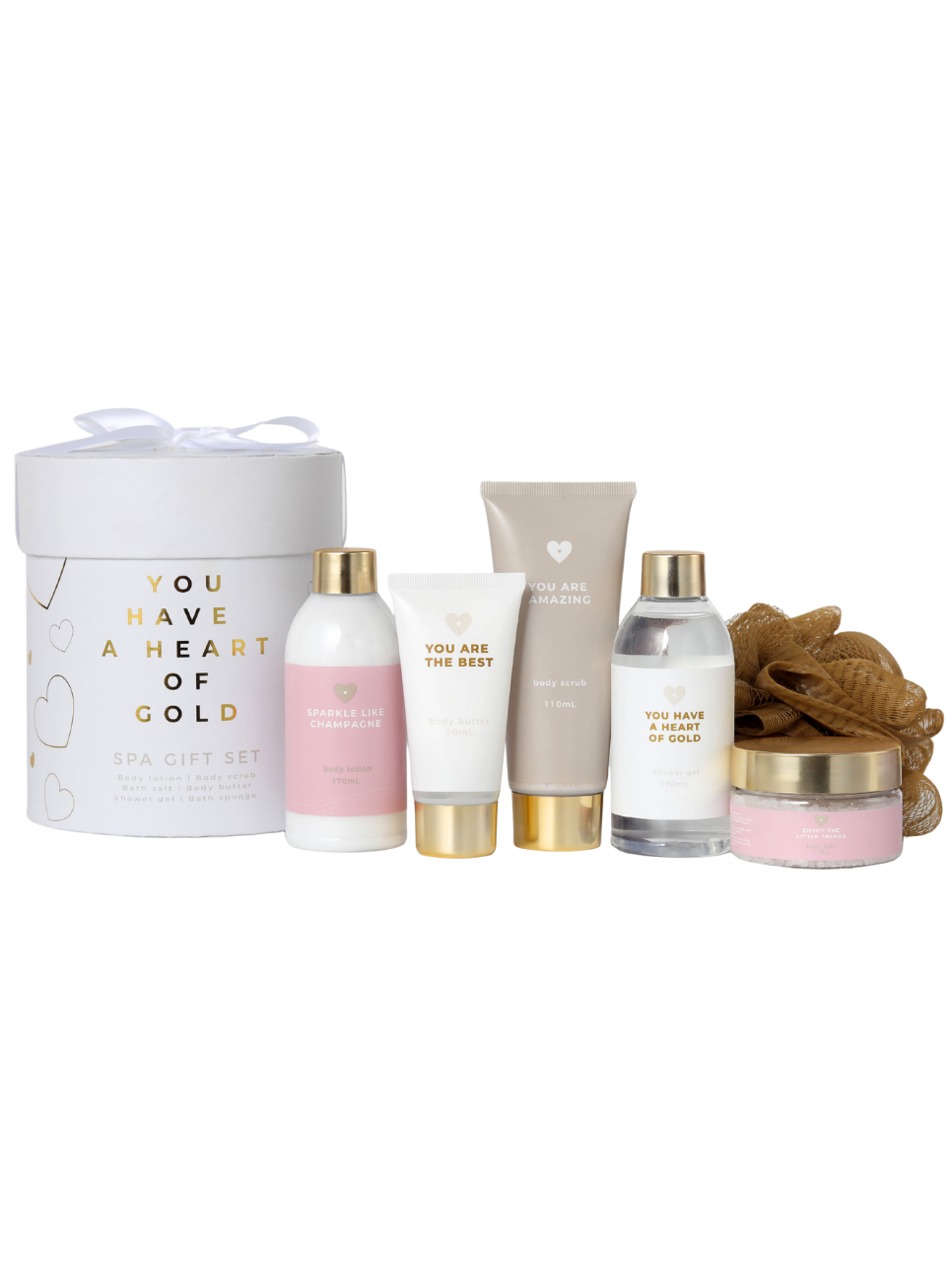 Spa giftset - You have a heart of gold