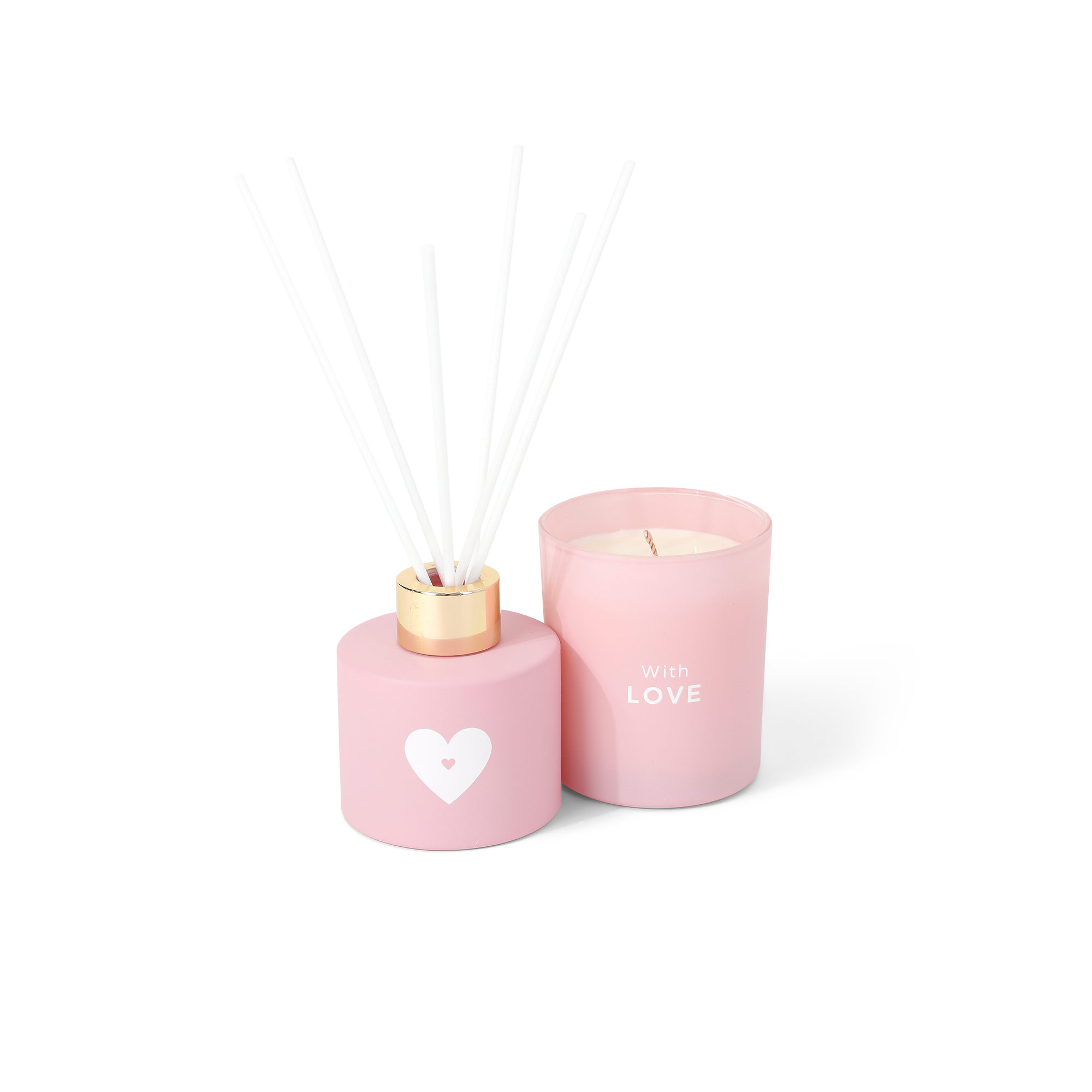 Candle & diffuser giftset - With love