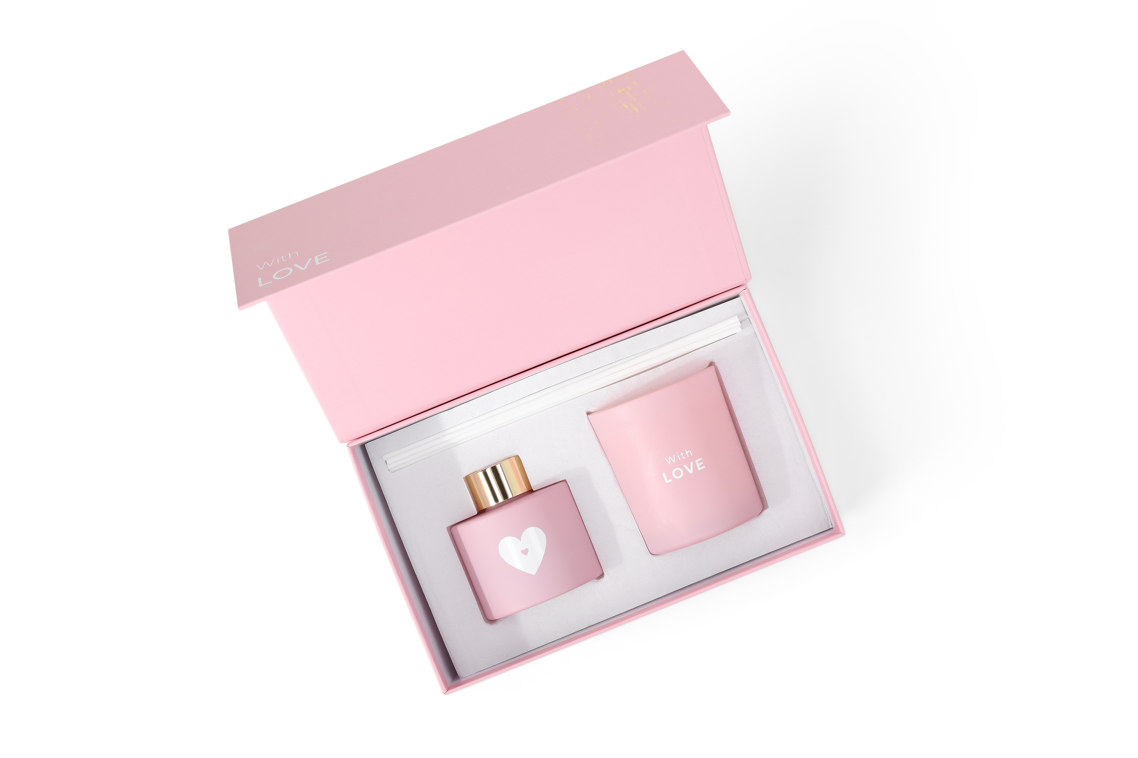 Candle & diffuser giftset - With love