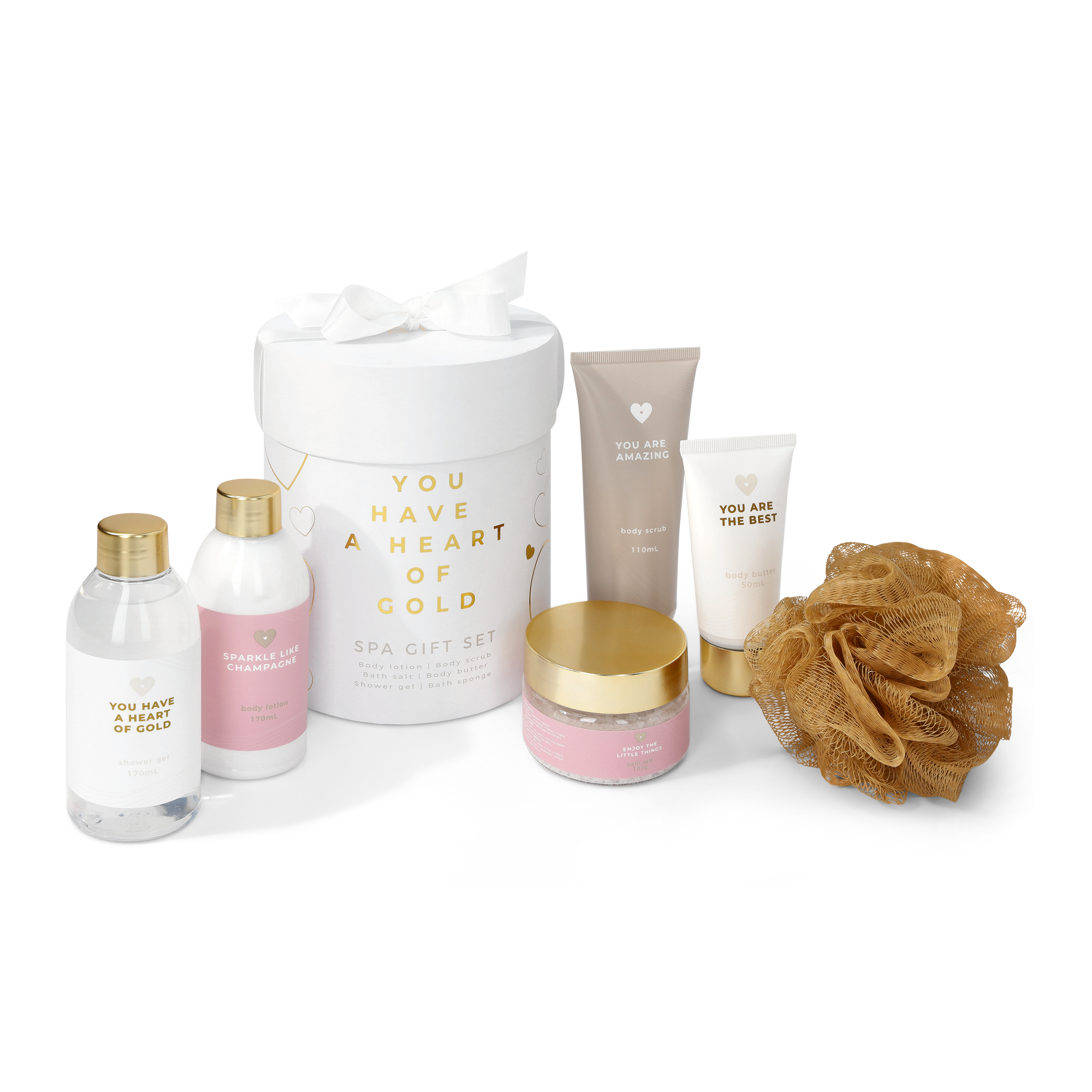Spa giftset - You have a heart of gold
