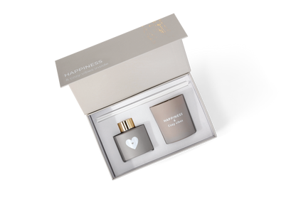 Candle &amp; diffuser giftset - Happiness &amp; cozy vibes