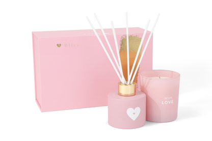 Candle &amp; diffuser giftset - With love