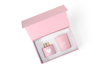 Candle &amp; diffuser giftset - With love