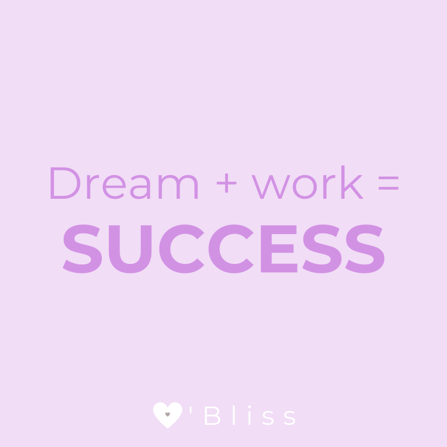 Dream + work success kaars