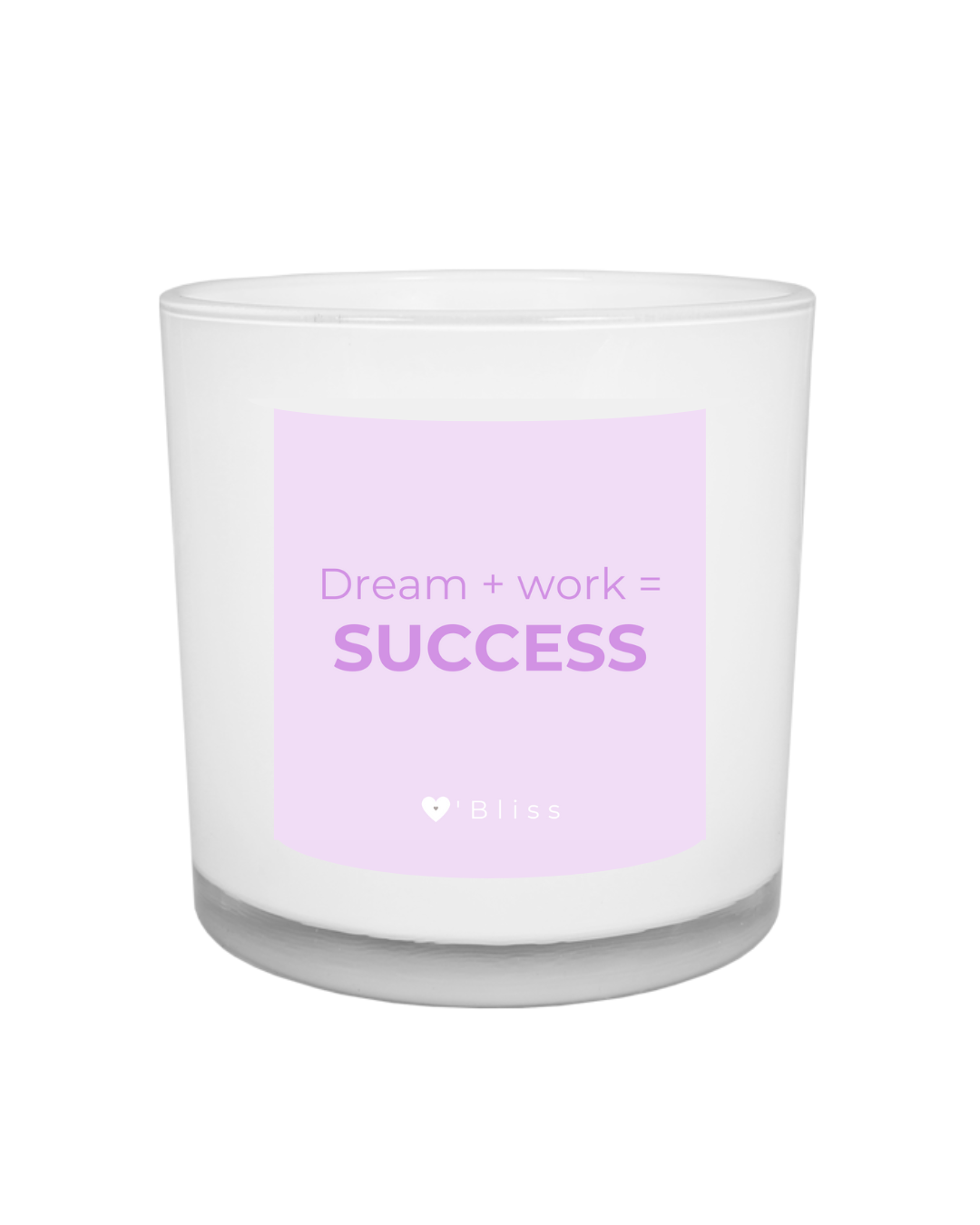 Dream + work success kaars