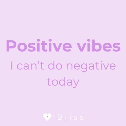 Positive vibes kaars