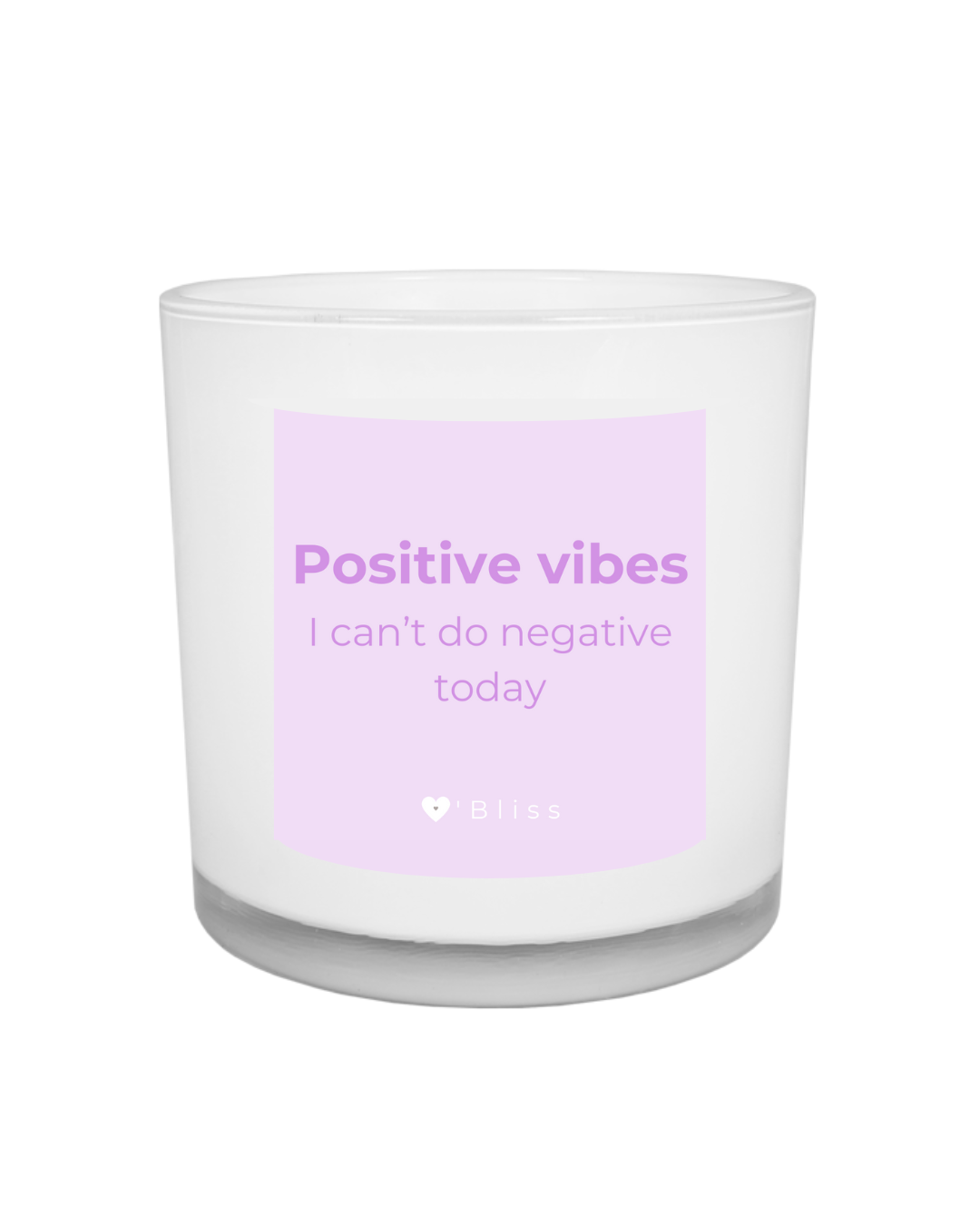 Positive vibes kaars