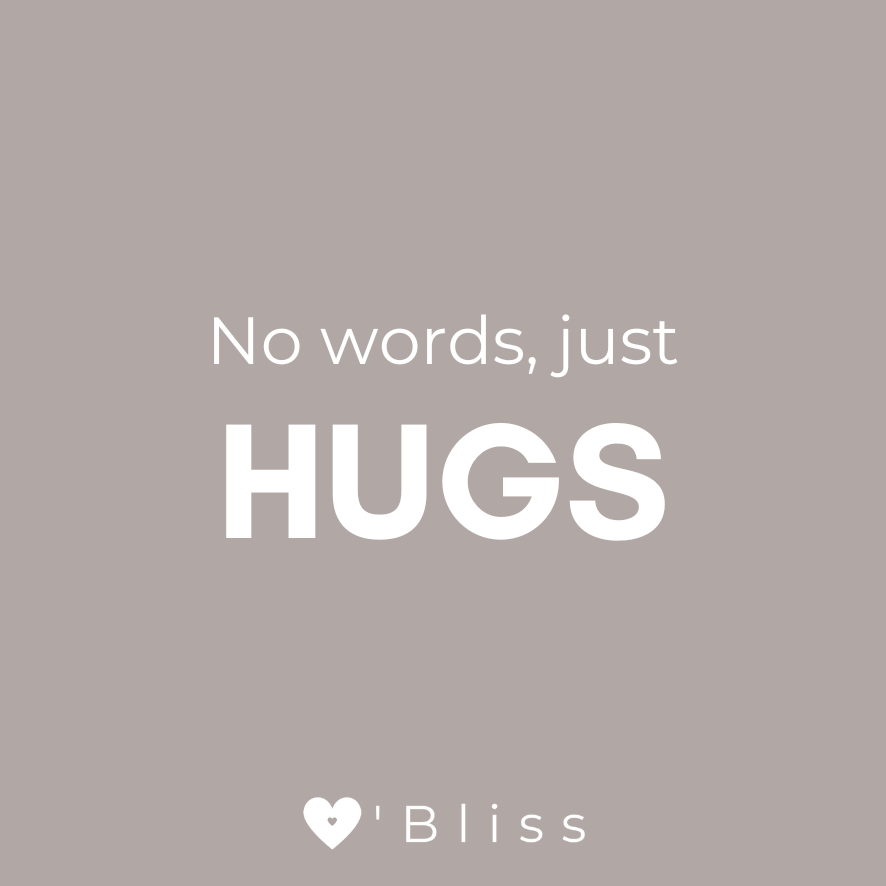 No words, just hugs kaars