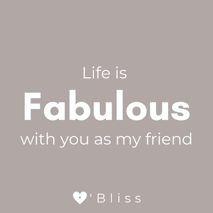 Fabulous friend kaars