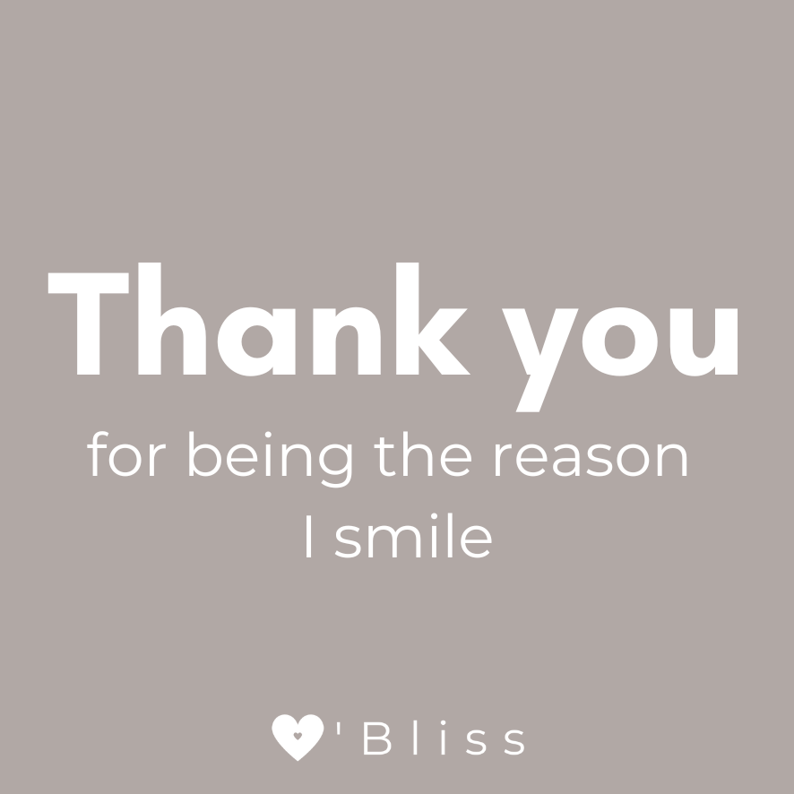 Thank you - smile kaars