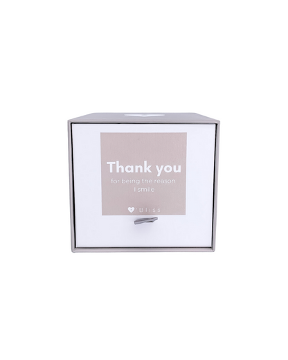 Thank you - smile kaars