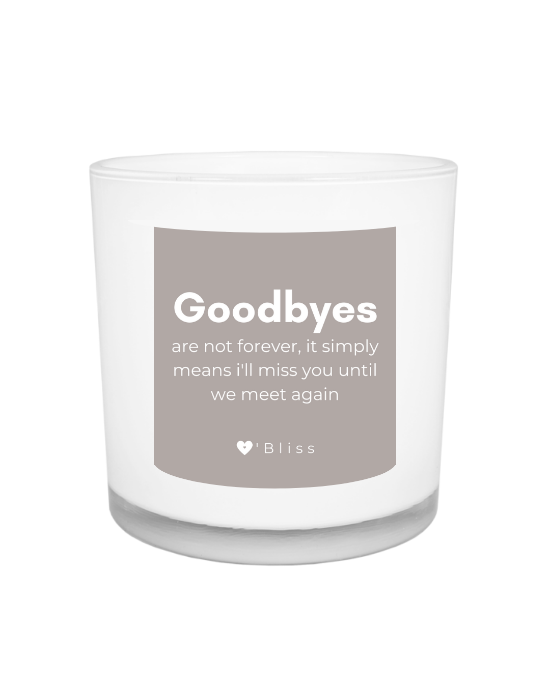 Goodbyes kaars