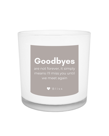 Goodbyes kaars