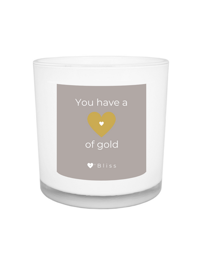Heart of gold kaars