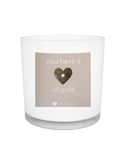 Heart of gold kaars